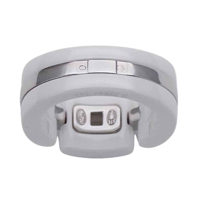 Chanel Ring Ladies Brand Ring White Ceramic 750wg Ultra White #51 Approx 11