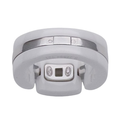 Chanel Ring Ladies Brand Ring White Ceramic 750wg Ultra White #51 Approx 11