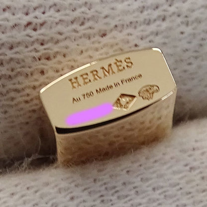 Hermes Necklace Kelly Amulet Cadenas Ladies Brand 750pg Diamond Pink Gold
