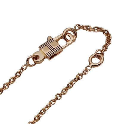 Hermes Necklace Kelly Amulet Cadenas Ladies Brand 750pg Diamond Pink Gold