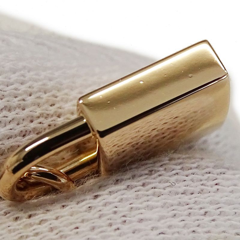 Hermes Necklace Kelly Amulet Cadenas Ladies Brand 750pg Diamond Pink Gold