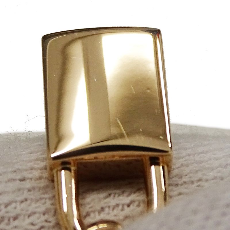 Hermes Necklace Kelly Amulet Cadenas Ladies Brand 750pg Diamond Pink Gold