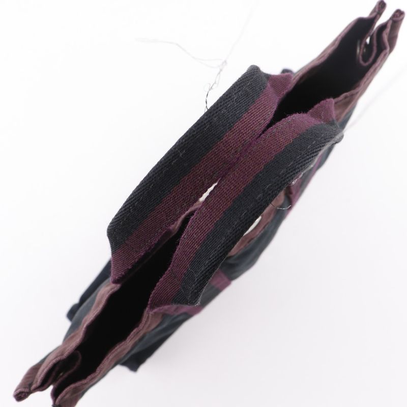 Hermes Fourre Tout PM Cotton Black Red Unisex Handbag