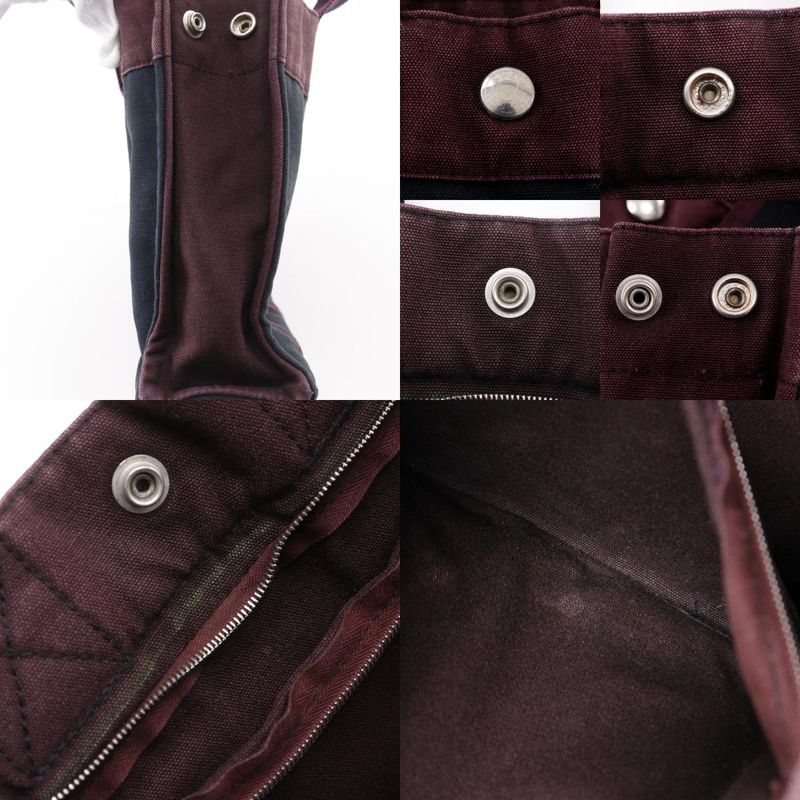 Hermes Fourre Tout PM Cotton Black Red Unisex Handbag