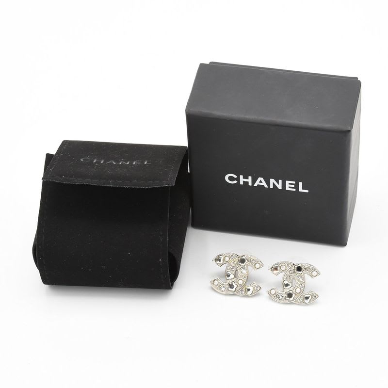 Chanel Coco Mark Rhinestone P25 Accessories Women's Box With 25 K 1060-1