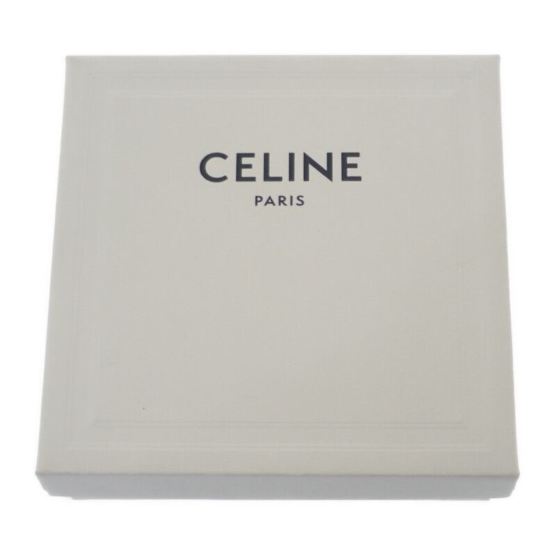 Celine Maillon Triomphe Code Beach Bracelet Metal Black Gold Women's Strap