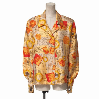 Celine Vintage Blouse Size 42 Old Celine Long Sleeve Shirt Made in France