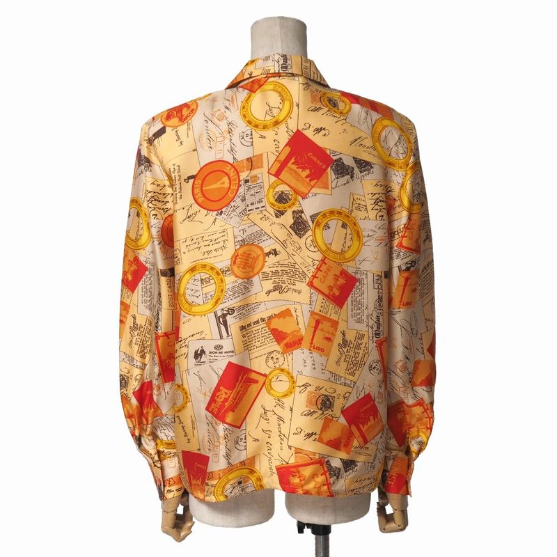 Celine Vintage Blouse Size 42 Old Celine Long Sleeve Shirt Made in France