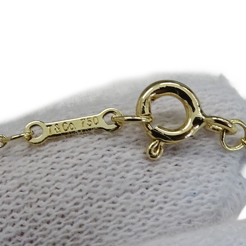 Tiffany & Co Tiffany & Co Necklace Ladies Brand 750yg Diamond Elsa Peretti Bean