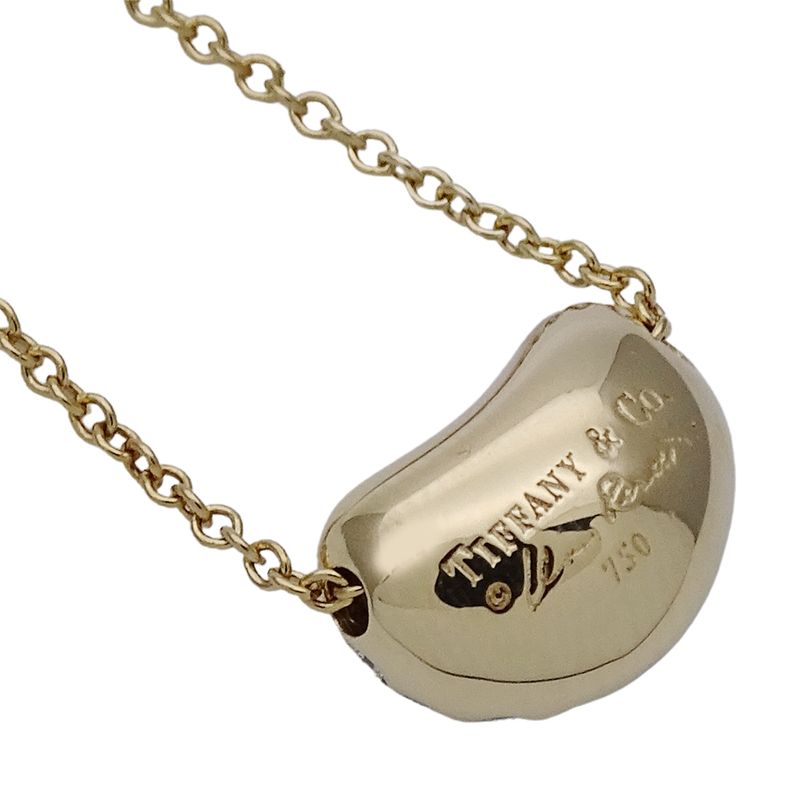Tiffany & Co Tiffany & Co Necklace Ladies Brand 750yg Diamond Elsa Peretti Bean