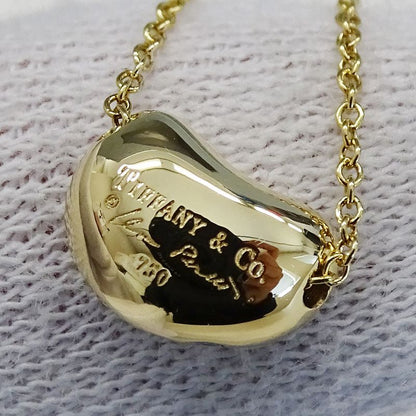 Tiffany & Co Tiffany & Co Necklace Ladies Brand 750yg Diamond Elsa Peretti Bean