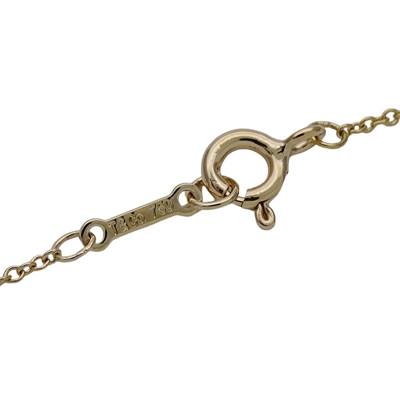 Tiffany & Co Tiffany & Co Necklace Ladies Brand 750yg Diamond Elsa Peretti Bean