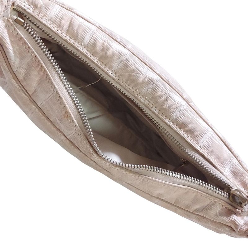 Chanel New Travel Line Handbag Ivory and White Mattogo Old Hardware Leather