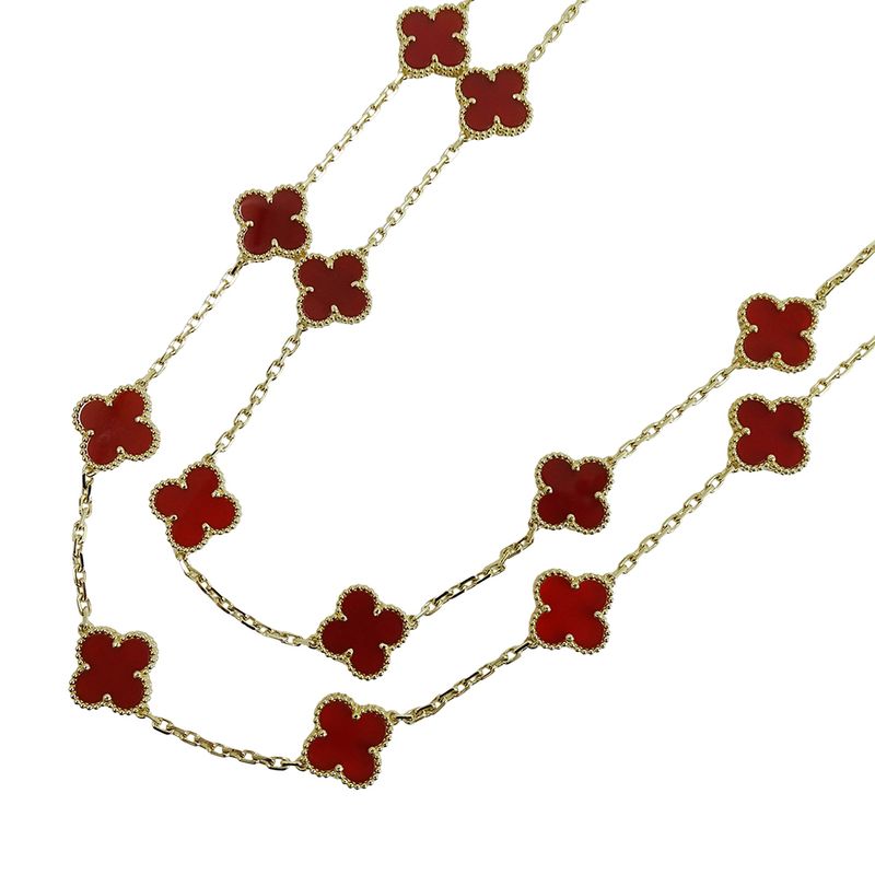Van Cleef & Arpels Van Cleef & Arpels Necklace Vintage Alhambra 20 Motif Ladies