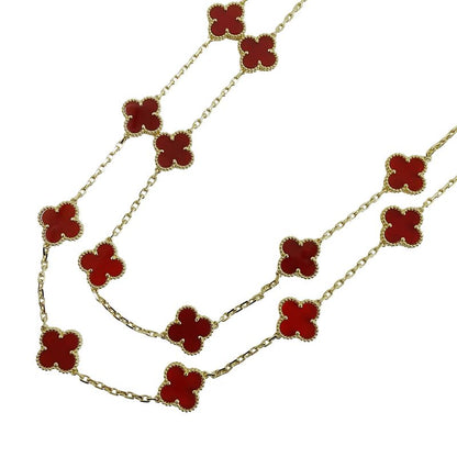 Van Cleef & Arpels Van Cleef & Arpels Necklace Vintage Alhambra 20 Motif Ladies