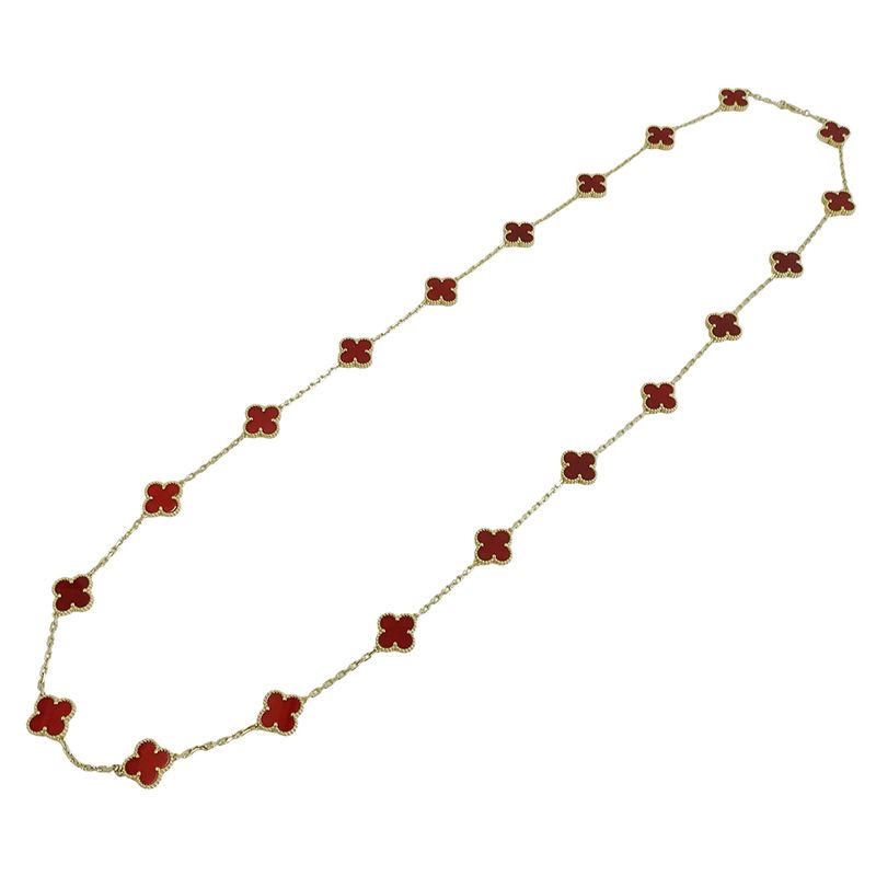 Van Cleef & Arpels Van Cleef & Arpels Necklace Vintage Alhambra 20 Motif Ladies