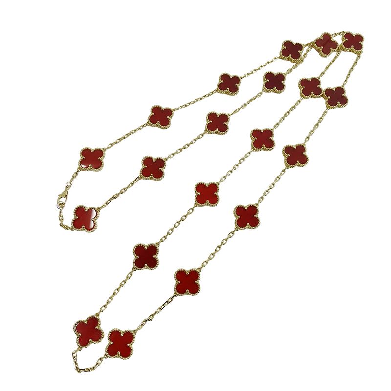 Van Cleef & Arpels Van Cleef & Arpels Necklace Vintage Alhambra 20 Motif Ladies