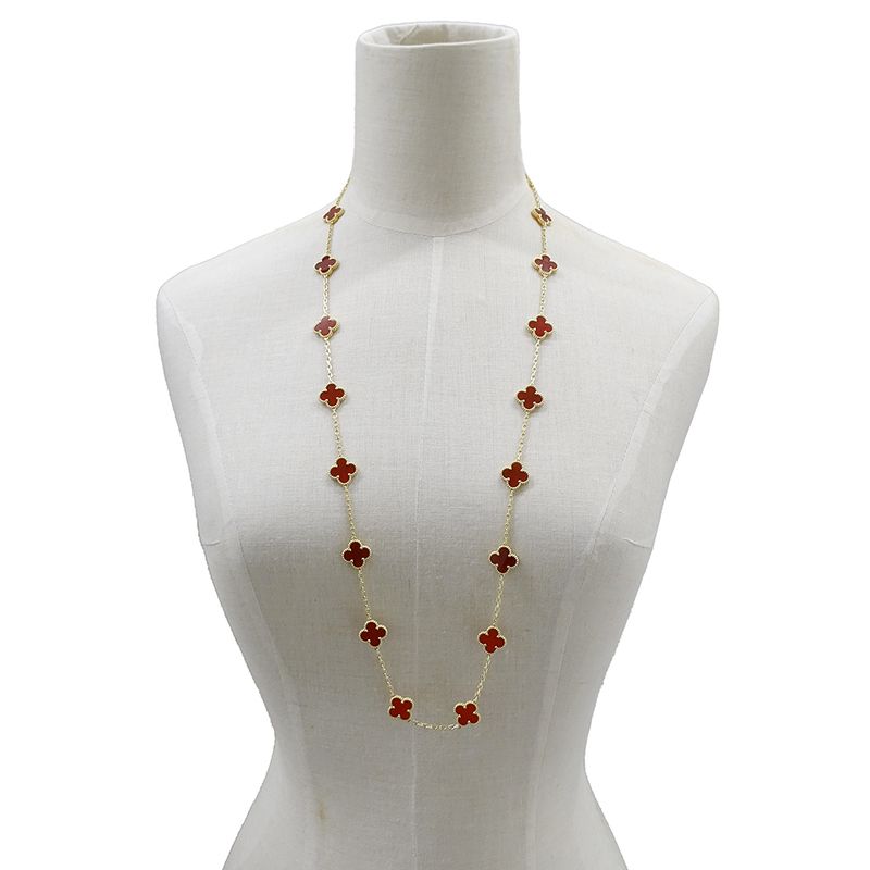 Van Cleef & Arpels Van Cleef & Arpels Necklace Vintage Alhambra 20 Motif Ladies