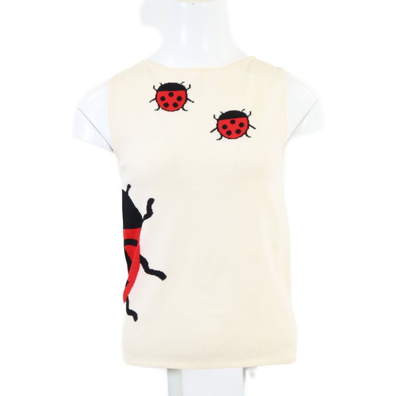 Chanel 01p P23230v01545 Ladybug Coco Mark Sleeveless 42