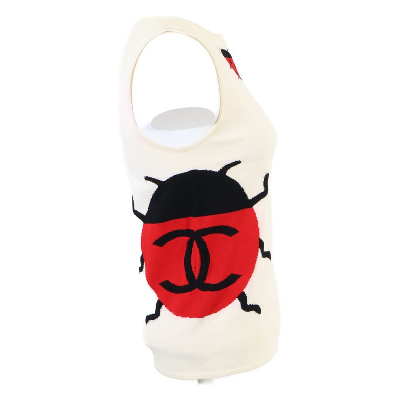 Chanel 01p P23230v01545 Ladybug Coco Mark Sleeveless 42