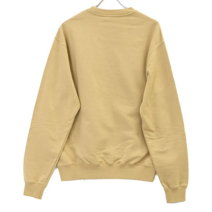 Gucci 24aw 784413 Xjgkr Beige Front Logo Cotton Jersey Sweatshirt S