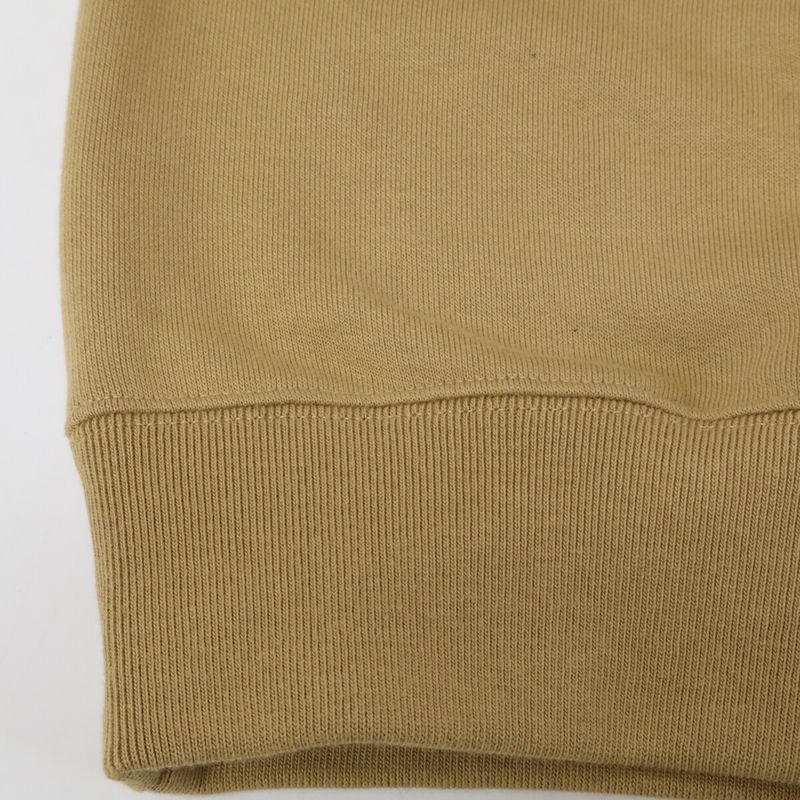 Gucci 24aw 784413 Xjgkr Beige Front Logo Cotton Jersey Sweatshirt S