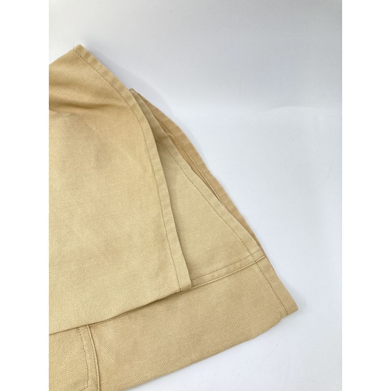 Fendi 23 Fb0968 Ar96 Beige Work Painter Bermuda Canvas Half Pants 48