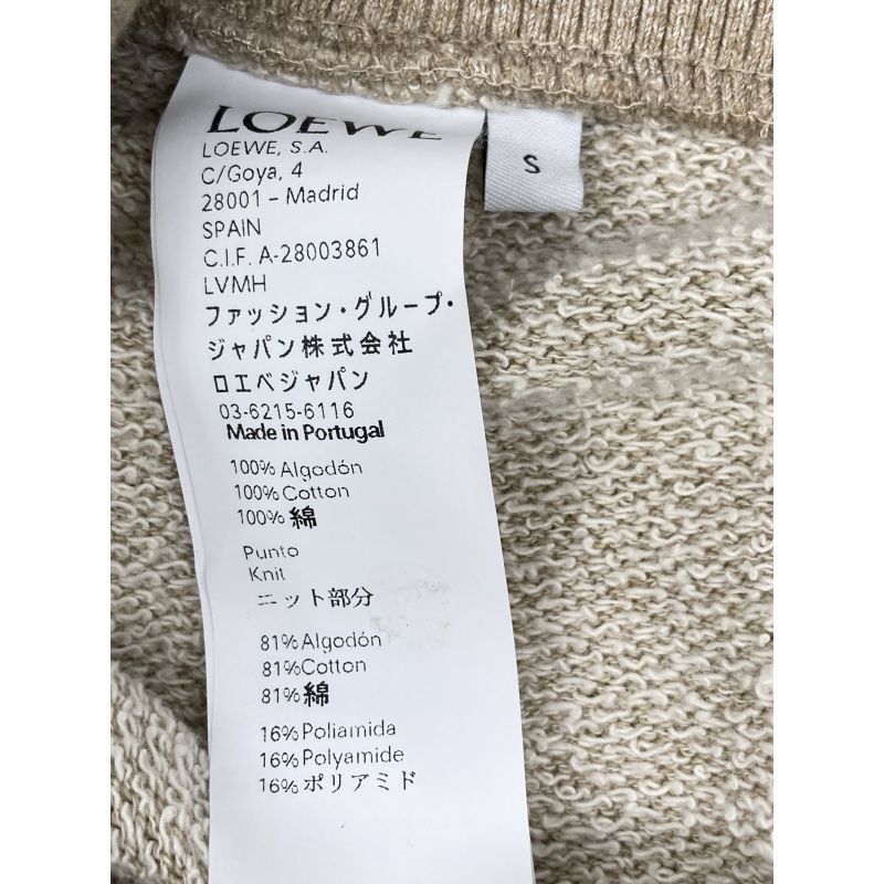 Loewe Beige Anagram Logo Bowtie Sweatpants S