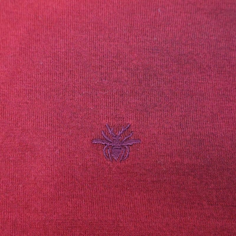 Dior Homme Dior Homme 833m611kt034 Red Wool Bee Embroidery Gradient Knit M