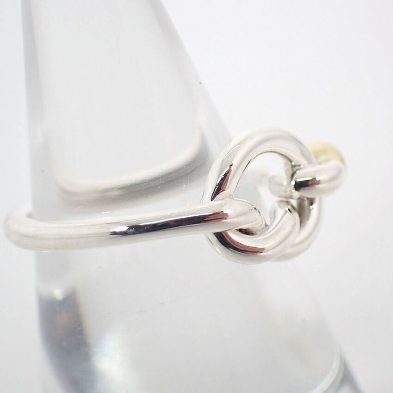 Tiffany & Co 925 750 Love Knot Ring #11.5 J98-3