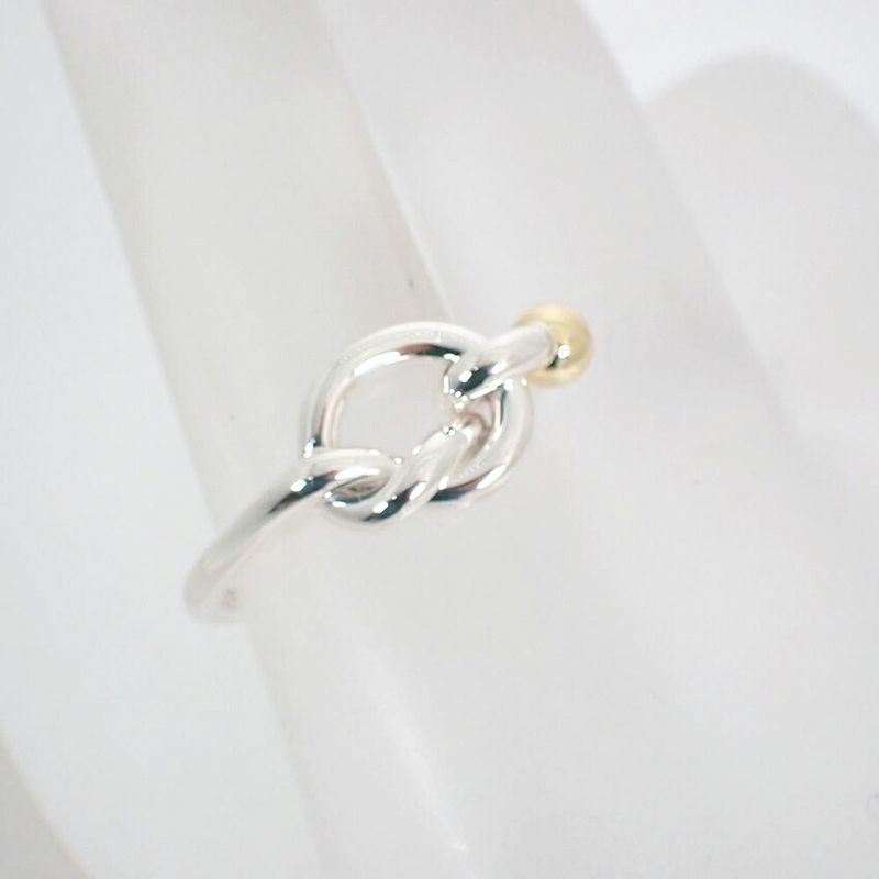 Tiffany & Co 925 750 Love Knot Ring #11.5 J98-3