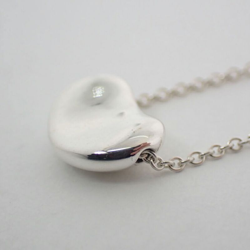 Tiffany & Co 925 Bean Pendant Necklace J98-4