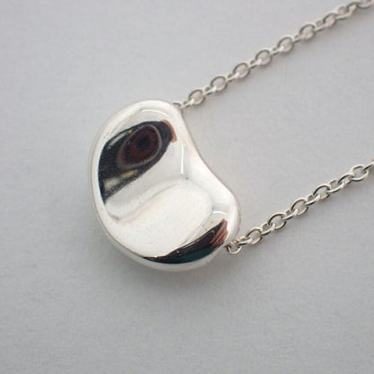 Tiffany & Co 925 Bean Pendant Necklace J98-4