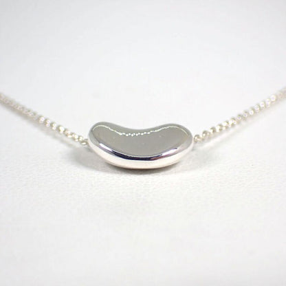 Tiffany & Co 925 Bean Pendant Necklace J98-4