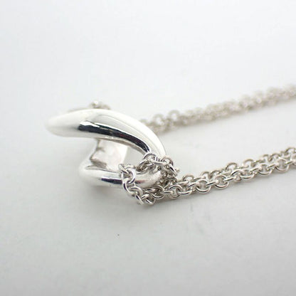 Tiffany & Co 925 Infinity Double Chain Necklace J98-5