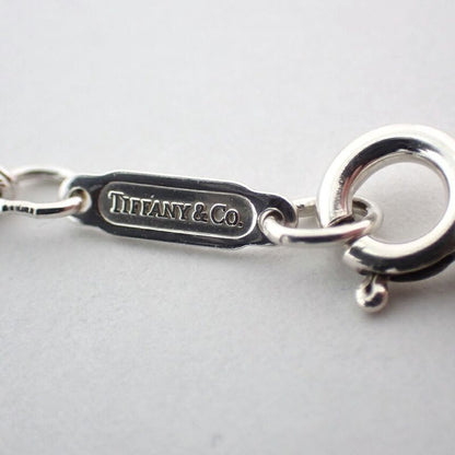 Tiffany & Co 925 Infinity Double Chain Necklace J98-5