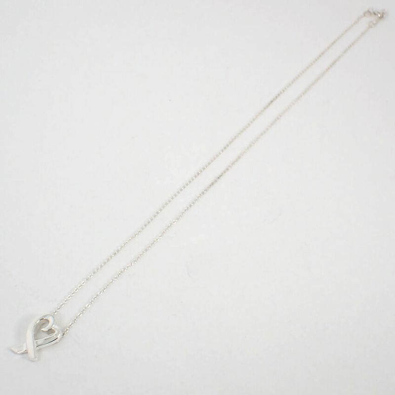 Tiffany & Co 925 Loving Heart Pendant Necklace J98-7
