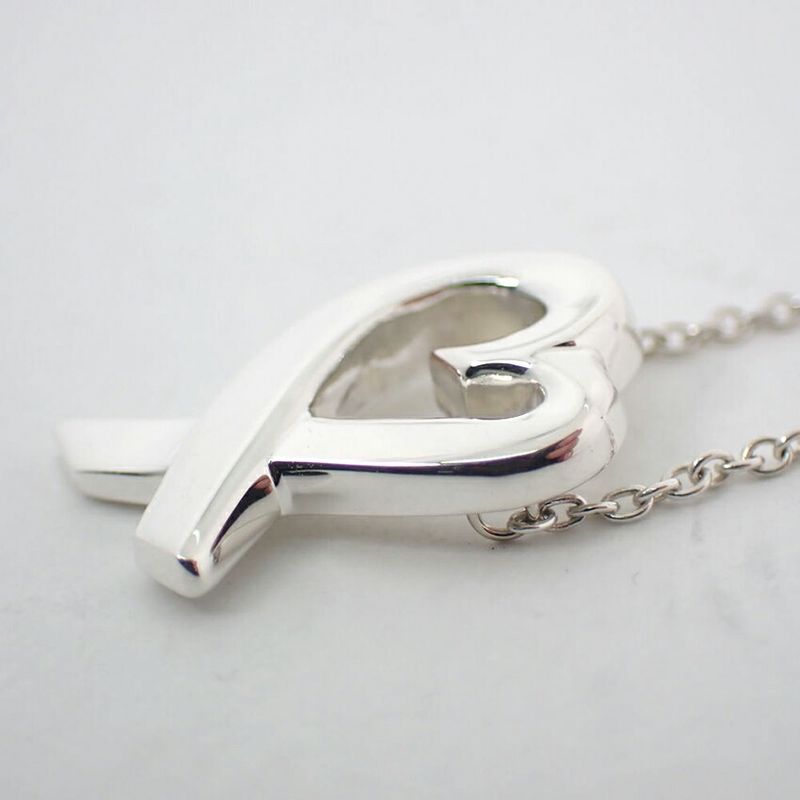 Tiffany & Co 925 Loving Heart Pendant Necklace J98-7
