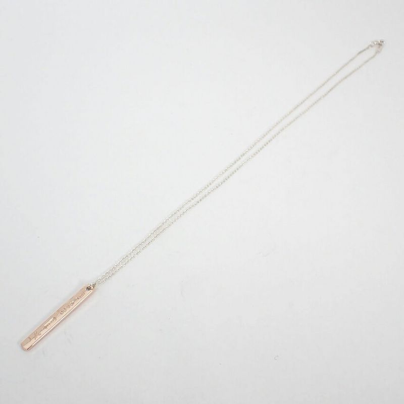 Tiffany & Co 925 Metal 1837 Pendant Necklace J98-8