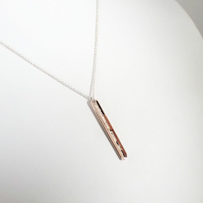 Tiffany & Co 925 Metal 1837 Pendant Necklace J98-8