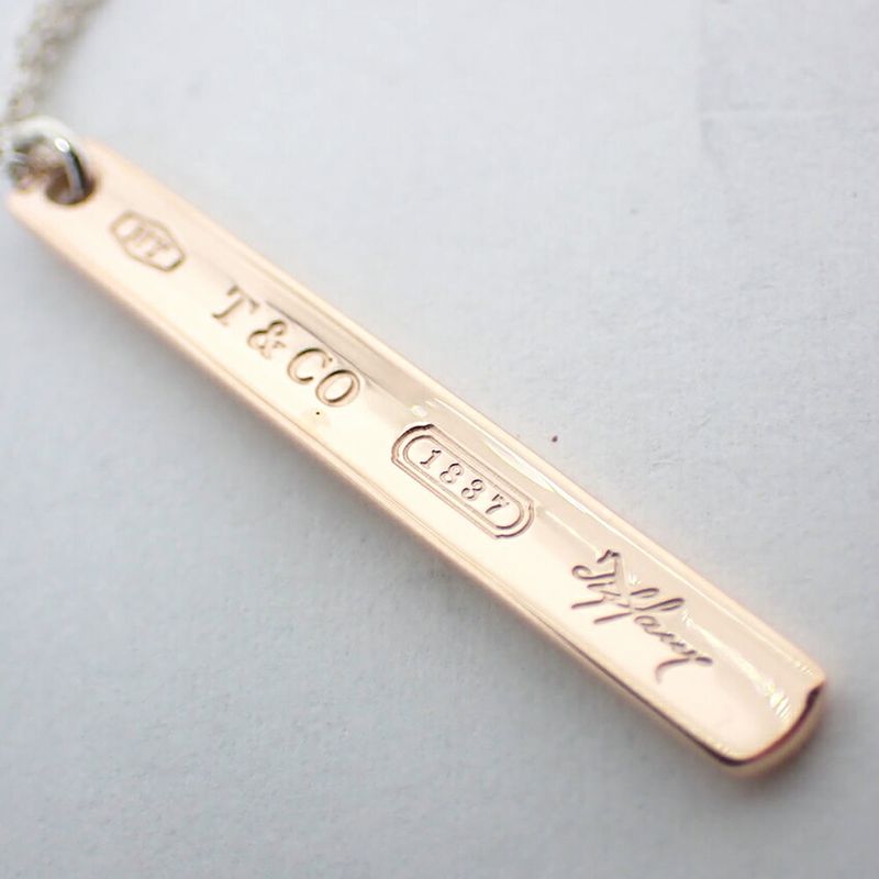 Tiffany & Co 925 Metal 1837 Pendant Necklace J98-8