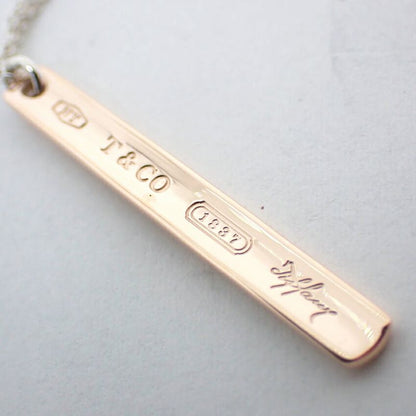 Tiffany & Co 925 Metal 1837 Pendant Necklace J98-8