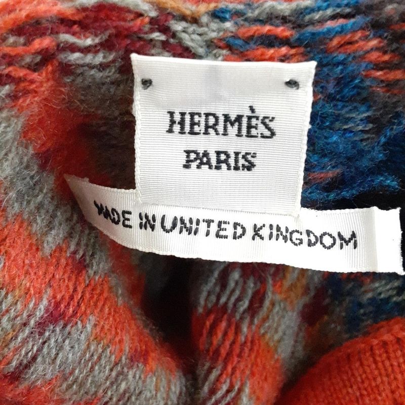 Hermes Long Sleeve Sweater Size 34 S Women's Excellent Condition - Orange X