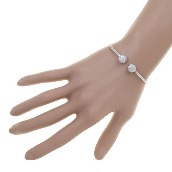 Tiffany & Co Hardware Ball Diamond Bangle