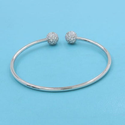 Tiffany & Co Hardware Ball Diamond Bangle