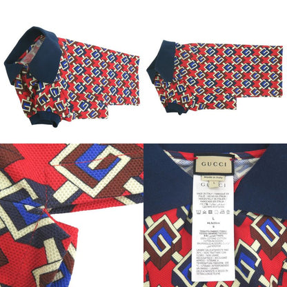 Gucci Geometric G Pet T-Shirt Pet Clothing Dog Wear Pet T Shirt 695744 Cotton