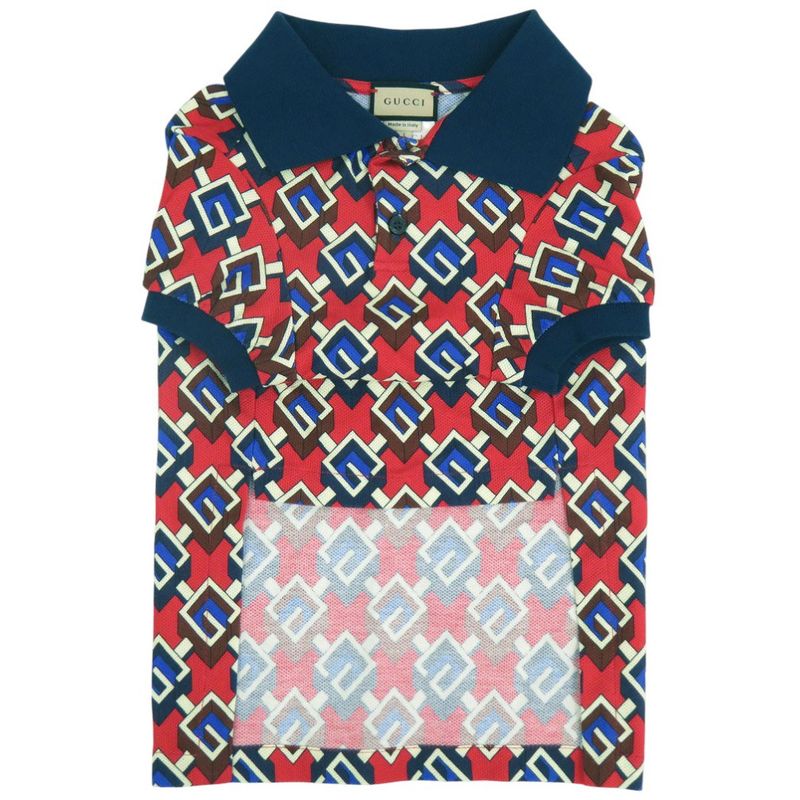Gucci Geometric G Pet T-Shirt Pet Clothing Dog Wear Pet T Shirt 695744 Cotton