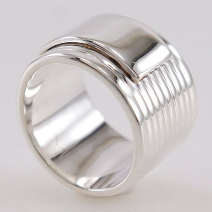 Gucci Vintage Silver 925 9.5 Ladies 10.2g Ring