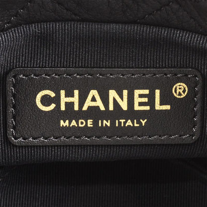 Chanel Mini Chain Shoulder Bag Lambskin Black Gold Hardware 8 Digits 31st Coco