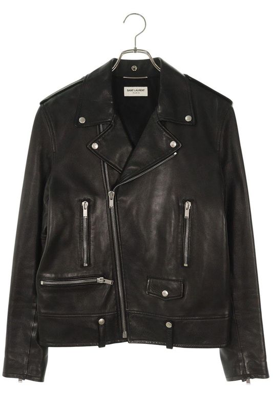 Saint Laurent Paris L01 484284 Y5ya2 Classic Motorcycle Rider Scuff the Jacket